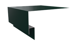 Планка околооконная 200х75х20 мм, 6005 зелёный мох глянцевый