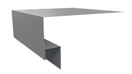 Планка околооконная Блок хаус 200х75х30 мм, 7035 светло-серый глянцевый