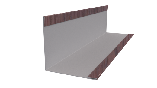 Планка завершающая 10x50x50x10 мм, Античный дуб 3D
