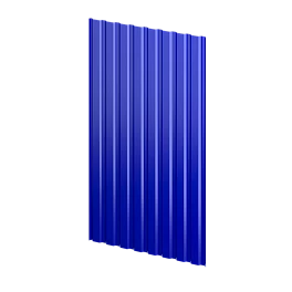 Профнастил С20 1150/1100x0,7 мм, 5002 ультрамариново-синий глянцевый