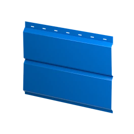 Металлосайдинг Л-брус 264/240x0,5 мм, 5015 небесно-синий глянцевый