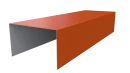 Крышка 40x65x40 мм, 2004 оранжевый глянцевый