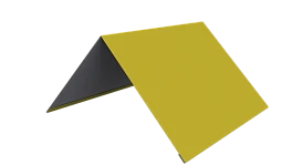 Конёк простой 150x150x2000 мм, 1018 цинково-желтый глянцевый