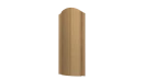 Штакетник Европланка 126x0,45 мм, Орех 3D