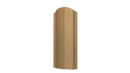 Штакетник Европланка 126x0,45 мм, Орех 3D