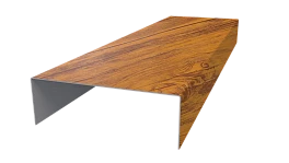 Декоративная накладка 20x60x20 мм, Золотистый дуб 3D