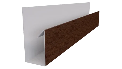 Планка П-образная 30x20x2000 мм, Античный дуб 3D