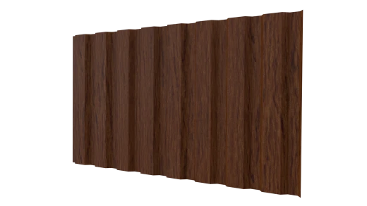 Профнастил С20A 1150/1100x0,45 мм, Золотой орех 3D