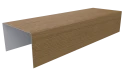 Крышка 40x65x40 мм, Орех 3D