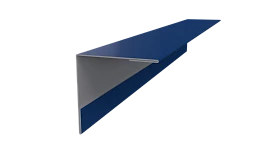 Планка угла наружного 30x30x2000 мм, 5005 сигнальный синий глянцевый