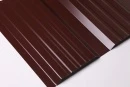 Профнастил К20 1195/1130x0,4 мм, 8017 шоколадно-коричневый глянцевый