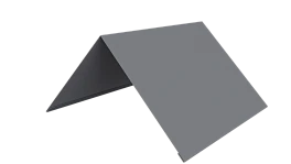 Конёк простой 150x150x2000 мм, 7040 серое окно глянцевый