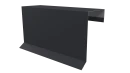 Планка торцевая фальц 65x97 мм, 7024 графитовый серый PUR Pruf
