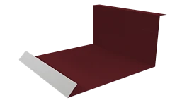 Планка примыкания нижняя 100x200x2000 мм, 3005 винно-красный глянцевый