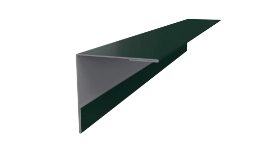 Планка угла наружного 30x30x2000 мм, 6005 зеленый мох глянцевый