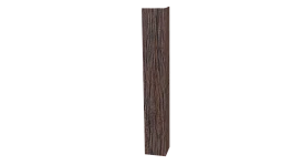 Планка угла наружного 30x30x2000 мм, Морёный дуб 3D
