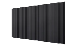 Профнастил К20 1195/1130x0,45 мм, 9005 черный янтарь матовый