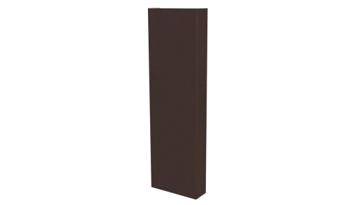 Декоративная накладка 20x60x20 мм, 8017 шоколадно-коричневый PUR Pruf