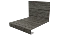 Планка примыкания нижняя к трубе фальц 140x200 мм, Текила