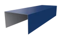 Крышка 40x65x40 мм, 5005 сигнальный синий глянцевый