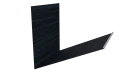 Планка примыкания верхняя к трубе фальц 250x210 мм, Морион 3D