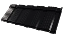 Профиль Пегас 1195/1130x0,45 мм, 9005 черный янтарь глянцевый
