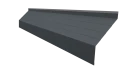 Ламель Юкка 110x0,4 мм, 7011 железно-серый глянцевый