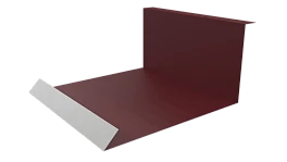 Планка примыкания нижняя 100x200x2000 мм, 3005 винно-красный матовый