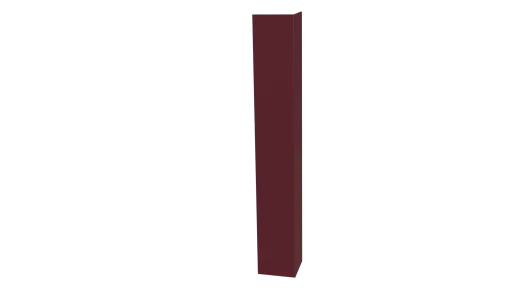 Планка угла наружного 50x50x2000 мм, 3005 винно-красный глянцевый