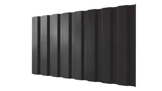 Профнастил С20A 1150/1100x0,45 мм, 8019 серо-коричневый глянцевый