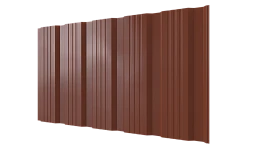 Профнастил К20 1195/1130x0,5 мм, 8004 медно-коричневый глянцевый