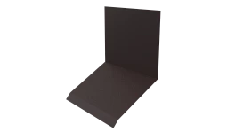 Планка примыкания верхняя к стене фальц 150x130x20 мм, 8017 шоколадно-коричневый PUR Pruf