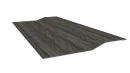 Планка крепёжная фальц 50x17x40 мм, Текила
