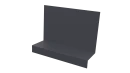 Примыкание боковое фальц 25x65x130 мм, 7024 графитовый серый стальной бархат