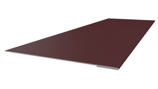 Планка завершающая 65x2000 мм, 3005 винно-красный матовый