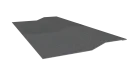 Планка крепёжная фальц 50x17x29 мм, цинк