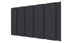 Профнастил К20 1195/1130x0,5 мм, 7024 графитовый серый стальной бархат
