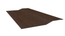 Планка крепёжная фальц 50x17x33 мм, Дуб Локарно 3D