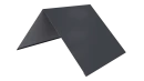 Конёк простой 190x190x2000 мм, 7024 графитовый серый глянцевый