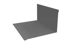 Планка примыкания верхняя 100x150x2000 мм, 7037 пыльно-серый глянцевый