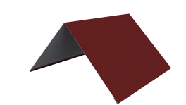 Конёк простой 150x150x2000 мм, 3011 коричнево-красный глянцевый