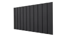 Профнастил С8 1200/1150x0,5 мм, 9005 черный янтарь матовый