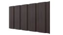 Профнастил К20 1195/1130x0,45 мм, 8017 шоколадно-коричневый матовый