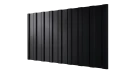 Профнастил С20R 1150/1100x0,4 мм, 9005 черный янтарь глянцевый