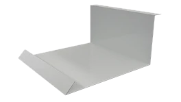 Планка примыкания нижняя 100x200x2000 мм, 7035 светло-серый глянцевый