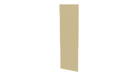 Планка стыковочная 60x2000 мм, 1014 слоновая кость глянцевый