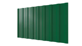 Профнастил С20R 1150/1100x0,4 мм эконом, 6029 мятно-зеленый глянцевый