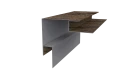 Планка угла наружного сложная 75x75x2000 мм, Дуб Сантана 3D