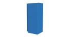 Планка угла наружного сложная Блок-хаус 110x110x2000 мм, 5015 небесно-синий глянцевый