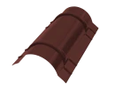 Конёк круглый R110x2000 мм, 3009 оксид красный матовый